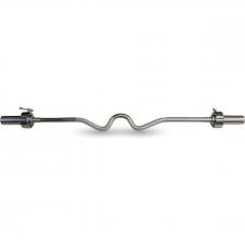 Гриф EZ-образный DHS D50мм, замок стопорный (хром)