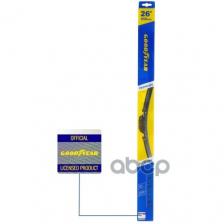 Щетка стеклоочистителя Goodyear PREMIUM, 25"/ 650 мм, бескаркасная, 8 переходников