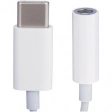 Переходник/адаптер Apple USB Type-C - mini jack 3.5, площадь сечения 2 кв. мм, длина 0.1 м, 1 шт., белый