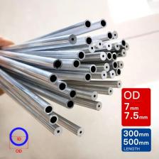 3 шт.-8 шт., алюминиевые трубы с наружным диаметром 7, 7,5 мм, Длина 500, 6063 мм, полые, прямые, круглые, алюминиевые трубы, трубы с толстыми стенками, большие