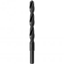 Сверло по металлу Monogram. Быстрорежущая сталь HSS тип N. Серия Special. Спиральное сверло с уменьшенным хвостовиком, для установки в стандартные электродрели и шуруповерты. Подходит для сверления листовой легированной и нелегированной стали, чугуна, цветных металлов, пластика. Праворежущее, изготовлено методом роликовой прокатки. Иссиня-черное азотированное покрытие повышающее твердость, износоустойчивость и коррозионную стойкость. Угол заточки сверла 118°. Диаметры сверл с 11-16мм для установки в патроны с диапазоном зажима от 10мм, диаметры 17-20мм для установки в патроны с диапазоном зажима от 13мм . ГОСТ 10902-77 (DIN 338).Внимание, изображение товара может отличаться от реального! Верные параметры указаны в технических характеристиках товара.