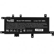 Батарея для ноутбуков TopON TOP-ASX542U, 4840мAч, 7.6В [103529]