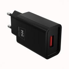 Сетевое зарядное устройство USB/USB Type-C 2.0A 1m Black (NC07a)