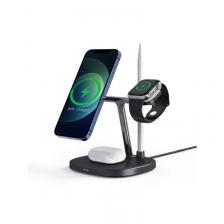 Беспроводное зарядное устройство WIWU Power Air 4 in 1 Wireless Charger (M8) Black