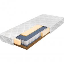 Матрас "ШВЕТЕКС" Классик рассчитанный для подростков, и взрослых. Матрас обладает разной степени жесткости. В основе матраса лежит блок независимых пружин, (пружинный блок TFK (256пр./м.кв. 140 мм)) который позволяет равномерно распределять нагрузку и тем самым сохранять правильное положение позвоночника во время сна. В качестве наполнения у данного матраса использованы разные материалы. Со стороны «А» (степень жесткости 4) пористая структура пены обеспечивает точечную поддержку тела, гарантируя анатомически правильно положение позвоночника во время сна. Со стороны «Б» (степень жесткости 5) используем латексированную кокосовую койру - этот жесткий материал широко используется при производстве матрасов.По периметру предусмотрено усиление из плотной пены, что продлевает срок эксплуатации матраса. Общая высота матраса составляет 17 см, а максимальная нагрузка до - 120 кг.Сторона А матраса изготовлена из пенополиуретана толщиной 20 мм, которая гарантирует дополнительную прочность и упругость. Сторона Б изготовлена из латексированной кокосовой койры толщиной 10 мм. . Чехол матраса выполнен из ткани Трикот. Чехол матраса выполнен из стеганного трикотажа с синтепоном.Матрас Пружинный - это отличный выбор для вашего сна. Он сочетает в себе надежность, комфорт и долговечность, обеспечивая вам качественный и здоровый отдых каждую ночь.  