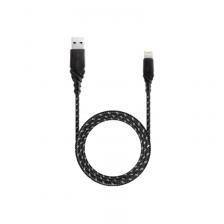 Кабель NyloGlitz Lightning 1.5m (черный)