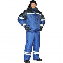 Зимний костюм URSUS СТИМ васильковый/темно-синий КОС634-031; 44-46, 170-176