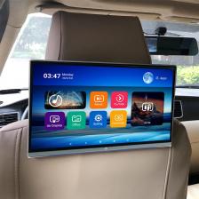 13,3-дюймовый IPS сенсорный автомобильный подголовник, монитор 4K, видеоплеер, Android 11, Wi-Fi, игровой пульт дистанционного управления HDMI IR AV FM USB RAM 2G/32 ГБ ROM