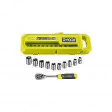 Набор из трещотки и торцевых головок Ryobi RHRS11PC
