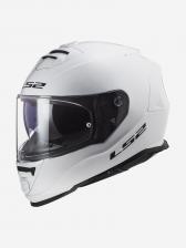 Мотошлем LS2 FF800 STORM II SOLID (белый глянцевый, White), Белый
