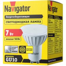 Светодиодная лампа GU10 Navigator 94 227 NLL-PAR16-7-230-4K-GU10, цена за 1 шт.