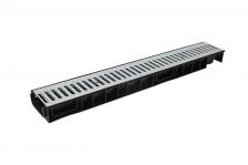 Лоток Ecoteck STANDART 100.65 h69 с решеткой стальной, класс А15