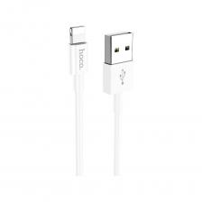 Кабель Hoco Usb x64 lightweight lightning 8-pin, 2.4а, 1м, pvc, 40шт. в боксе (белый) 0L-00057039