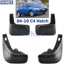 Комплект автомобильных брызговиков для Citroen C4 1 2004-2010, хэтчбек, брызговики, брызговики, переднее и заднее крыло 2005 2006