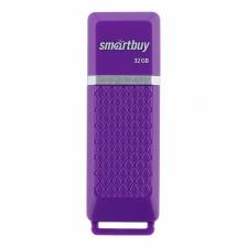 USB 2.0 накопитель Smartbuy 032GB Quartz series Violet (SB32GBQZ-V), цена за 1 шт