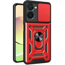Чехол противоударный для Realme 10 4G / Реалми 10 4G с защитой камеры armors (Красный)