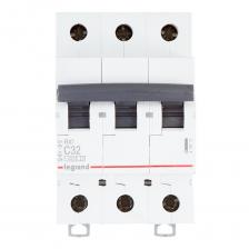 Автоматический выключатель модульный Legrand RX3 3P 32А тип C 4,5 кА 400 В (419711)