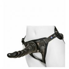 LOVETOY (А-Полимер) Страпон Harness Ultra Realistic, 630303 12 см черный 3.5 см 17 см 500 г