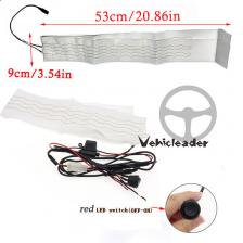 Круглый переключатель, универсальный 12 В, комплекты обогревателей рулевого колеса автомобиля, комплект рулевого колеса с подогревом, чехлы на руль для автомобилей 60X9 см