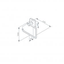 Держатель для туалетной бумаги Am.Pm Gem (A9034122) черный