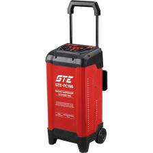 ПУСКО-ЗАРЯДНОЕ УСТРОЙСТВО МОДЕЛЬ: GTE-РС195 ВХОД 230В, 50-60Гц ВЫХОД 12В/20А,30А,40А,60А или 24В/20А,30А,40А,60А МОЩНОСТЬ 3.0кВт-9кВт ПУСКОВОЙ ТОК 300А 5с. ВКЛ, 240с ВЫКЛ1.Предназначено для зарядки всех типов свинцово-кислотных аккумуляторов 12 В и 24 В (WET/MF/CA/EFB/GEL/AGM).2.Защита от искр, от обратной полярности, короткого замыкания, перезаряда, перегрева и перегрузки по току.3.Встроенный интеллектуальный микропроцессор делает зарядку быстрее, проще и безопаснее.4. Цифровой дисплей.5. Транспортировочные колеса и широкая ручка для удобного перемещения.