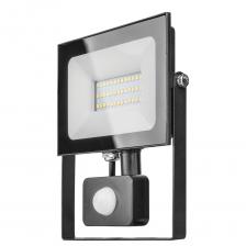 Прожектор светодиодный Онлайт ДО-30 4000К 30 Вт IP65 с датчиком движения черный