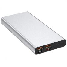 Внешний аккумулятор Hiper CORE 2XL Metal PowerBank, серебристый, 10000 мАч
