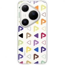 Чехол для мобильного телефона Huawei для Pura 80 Pro | Pura 80 Pro+ Letter Magnetic Case Белый