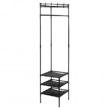 Напольная угловая вешалка Рыжий кот 108726 — это стильное и практичное решение для организации пространства в вашем доме или офисе. С высотой 180 см, она идеально подходит для размещения в углах, что позволяет эффективно использовать каждый сантиметр доступного пространства. Длина и ширина вешалки составляют 41 см, что делает её компактной и удобной, не занимая много места, но в то же время достаточно вместительной для хранения различных предметов. Эта вешалка имеет грузоподъемность до 20 кг, что позволяет вам с легкостью размещать на ней несколько вещей одновременно, не беспокоясь о её прочности. Четыре крючка, расположенные на конструкции, обеспечивают удобный доступ к верхней одежде, сумкам и аксессуарам, что делает её идеальным решением для прихожей или коридора, где часто требуется быстро повесить верхнюю одежду. Кроме того, вешалка оснащена тремя полками из полиэстера, которые добавляют функциональности и позволяют организовать пространство еще более эффективно. Эти полки идеально подходят для хранения шапок, перчаток или других мелких предметов, которые часто теряются. Полиэстер, используемый в полках, отличается прочностью и легкостью, что делает их удобными в использовании и уходе.