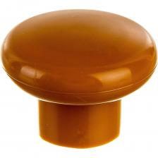 Мебельная ручка-кнопка Левша d 34, темный орех У8-0933