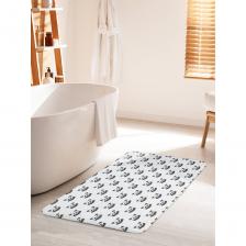 Коврик для ванной противоскользящий на пол 60х100 см станет ярким акцентом для создания домашнего уюта в интерьере вашей ванной комнаты. Большой половик для ванной, душевой и туалета выполнен из мягкого и приятного материала велсофт (100% полиэстер) с тонкой прослойкой из поролона. Велсофт- мягкий ворс, который обеспечивает комфортное прикосновение при хождении босиком. Основание изделия изготовлено из нетканого материала с антискользящим покрытием, что предотвращает его скольжение по плитке и кафелю. Края прямоугольного коврика надежно обработаны, не распушатся (не деформируются) во время эксплуатации. Быстро высыхает и не теряет своих свойств при длительном контакте с влагой. Универсальное изделие подходит для использования в бассейне, сауне, спальне в качестве прикроватного коврика и как коврик для детей. Аксессуар для ванной мгновенно впитывает влагу, быстро сохнет и не линяет. Уход: стирать при температуре 30-40 градусов, выбирая деликатный режим стирки и отжим не более 800 оборотов. НЕ ОТБЕЛИВАТЬ! Декоративная защитная подстилка с фотопринтом подходит для дома и дачи, хороший подарок маме, бабушке, папе, дедушке на День рождения, юбилей и новоселье. В комплект к коврику вы можете подобрать шторку для ванной и корзинку для белья под брендом JoyArty. Яркость рисунка может отличаться от изображения на сайте. Допустимо отклонение в размерах +- 2 см.