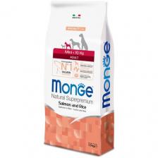 Корм для собак Monge Speciality line, лосось, с рисом 7500 г