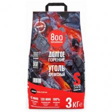 800 Degrees Уголь Lump Charcoal, 3 кг 16 л, , 1 шт.