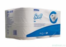 Kimberly-Clark 8518 SCOTT Трехслойная туалетная бумага в стандартных рулонах с увеличенной намоткой