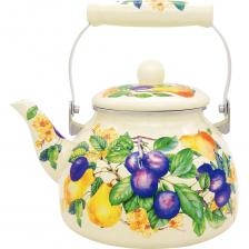 Чайник Appetite Дюшес FT5-2.5-DU объемом 2,5 литра станет практичным дополнением кухни. Изготовленный из эмалированной стали, он отличается прочностью и долговечностью. Подвижная ручка облегчает использование, а капсульное дно обеспечивает равномерное распределение тепла, что делает его подходящим для всех типов плит: газовых, индукционных и электрических. Наличие фильтра в носике предотвращает попадание накипи в чашку, что особенно важно для любителей чистого чая. Толщина стенок 0,8 мм способствует быстрому нагреву воды. Чайник можно мыть в посудомоечной машине, что упрощает уход за ним. Яркий разноцветный дизайн с рисунком добавит стильный акцент на кухне.