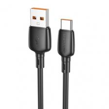 Кабель Borofone BX93 Super power, USB to Type-C, 1.0м, 3,0А, PD 27Вт, черный