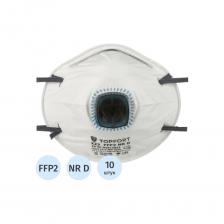 Полумаска фильтрующая TOPFORT 222 с кл FFP2 до 12ПДК 10шт/уп 1805871