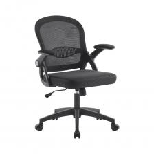 Офисное кресло DEFENDER Vienna черный, класс 2, сетка, качание 64059 с мягкими подлокотниками, сетчатой спинкой и поясничным упором. Благодаря специальной конструкции подлокотники откидываются вверх. Кресло оборудовано механизмом качания.