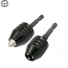 JETTING Бесключевой патрон для дрели 1/4", черный