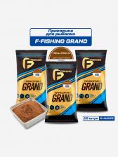 Прикормка для рыбы F-FISHING GRAND Лещ Река 10кг (10шт), Коричневый