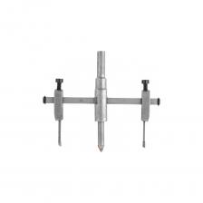 Сверло «Балеринка» — универсальный инструмент для создания отверстий диаметром от 30 до 130 мм в материалах толщиной от 4 до 12 мм, таких как керамика, кафель, плитка и др. Оно предназначено для использования в дрелях в качестве оснастки. Корпус сверла изготовлен из закалённой стали марки 45, что позволяет применять инструмент в различных условиях работы. Режущие кромки с твердосплавными пластинами ВК8 обеспечивают эффективный и ровный рез материалов, делая сверло подходящим как для бытовых нужд, так и для профессиональных задач. Шестигранный хвостовик сверла обеспечивает надёжное крепление в патроне, исключая риск прокручивания во время работы. Возможность быстрой регулировки диаметра реза облегчает работу с различными материалами и размерами отверстий, а простая и надёжная конструкция делает сверло универсальным и удобным в использовании.