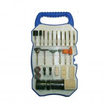 Набор оснасток для прямошлифовальной машины Набор оснасток 72 предмета для прямошлифовальной машины SKRAB 25553