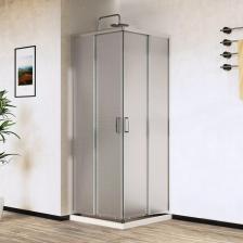 Душевой уголок Vincea City VSS-5CT8010MT 100х80 см, профиль хром, стекло текстурное