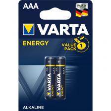 AAA Батарейка VARTA Energy LR03 Alkaline, 2 шт.