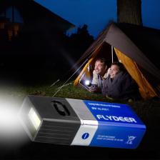 Фонарик с аккумулятором 9 В, мини-фонарик с внешним освещением