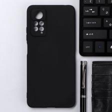 Чехол Innovation, для Xiaomi Redmi Note 11 Pro, силиконовый, матовый, черный