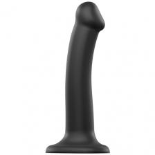 Strap-on-me Фаллоимитатор силиконовый Bendable Dildo M 8.5 см черный 3.3 см 18 см 290 г