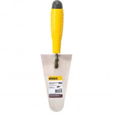 Полукруглая кельма нержавеющая сталь пластиковая рукоятка BIBER 160мм /50/ тов-191424