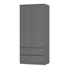 Лаконичный и многофункциональный двухстворчатый шкаф Симпл ШК-03 дополнит современный дизайн квартиры. Большое количество полок для вещей в сложенном виде, штанга для деликатной одежды на плечиках и ящики для белья и аксессуаров помогут организовать хранение одежды в одном месте во входной зоне или спальне.Корпус и фасад ЛДСПШариковые направляющие плавного выдвиженияМаксимальная нагрузка на ящик/полку/штангу - 5 кг/10 кг/10 кг