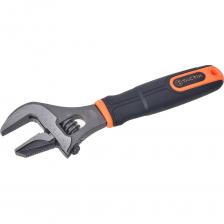 Разводной ключ TACTIX ERGO с переставной губкой 900064 представляет собой гаечный ключ переменного размера, используемый для вращения гаек, болтов и других деталей. Максимальная разводка губок ключа - 38 мм. Лазерная гравировка шкалы долго не стирается и позволяет быстро и четко считывать показания. Губки выполнены из качественной хромованадиевой стали, что обеспечивает долгий срок службы. Двухкомпонентная рукоятка эргономичной формы служит для комфортной работы и лучшего хвата.